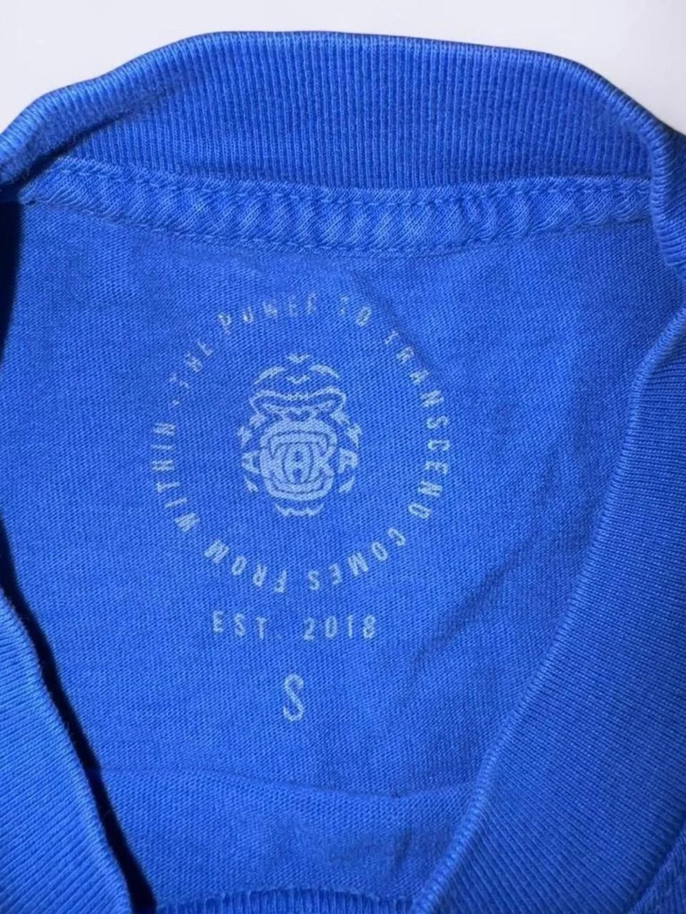 INAKA POWER Blue Graphic Tee Globe Logo Streetwear